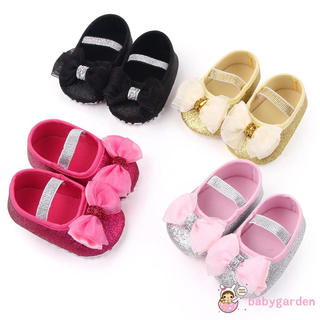 Giày Búp Bê Đế Mềm Chống Trượt Xinh Xắn Dành Cho Bé Gái