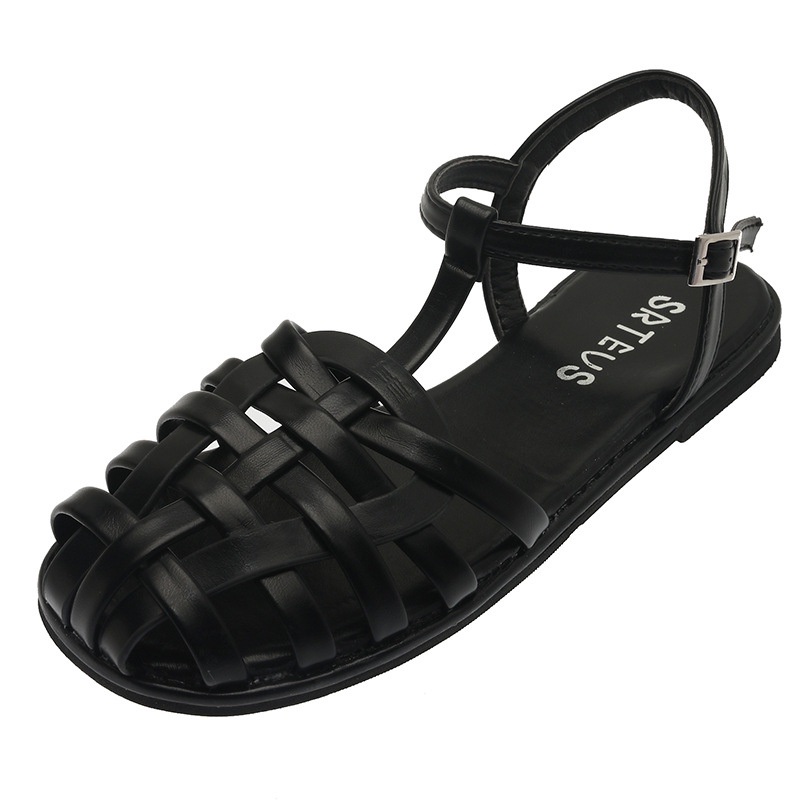 Giày sandal IELGY đế bệt đan dây xinh xắn thời trang dành cho nữ