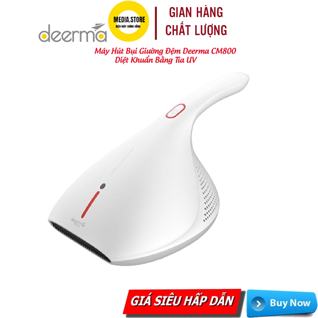 Máy hút bụi đệm giường, máy hút bụi chăn nệm Xiaomi Deerma CM800 diệt khuẩn bằng tia UV