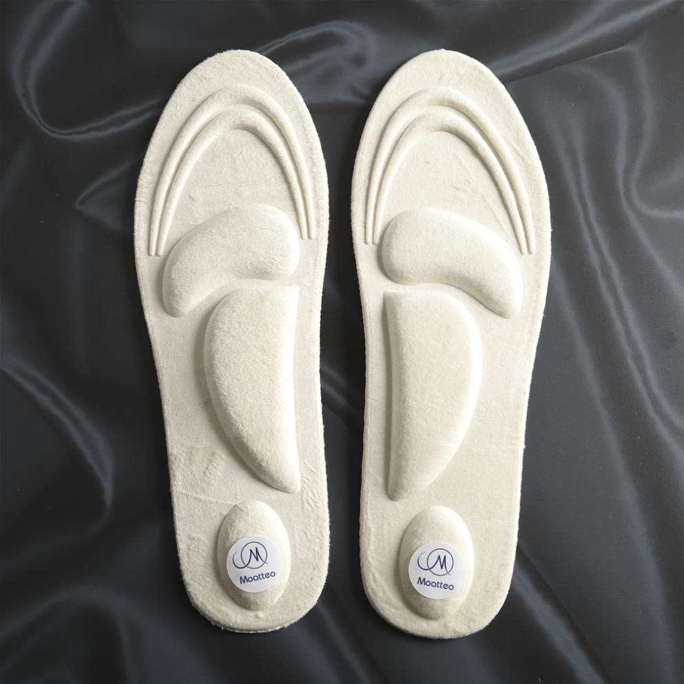 Cặp lót giày mút xốp nhung LOT25 MOATTEO êm chân và thoáng khí