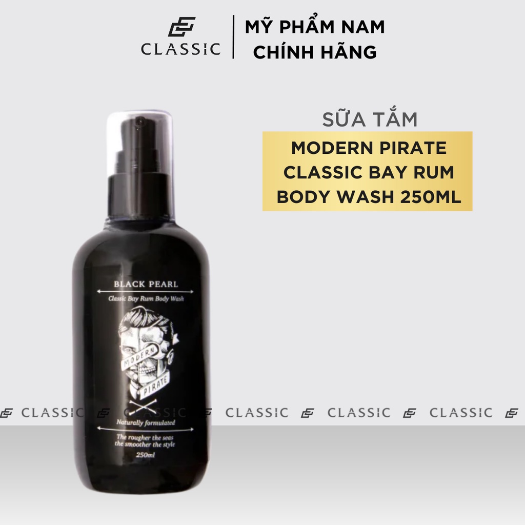 Sữa tắm Modern Pirate Classic Bay Rum Body Wash 250ml