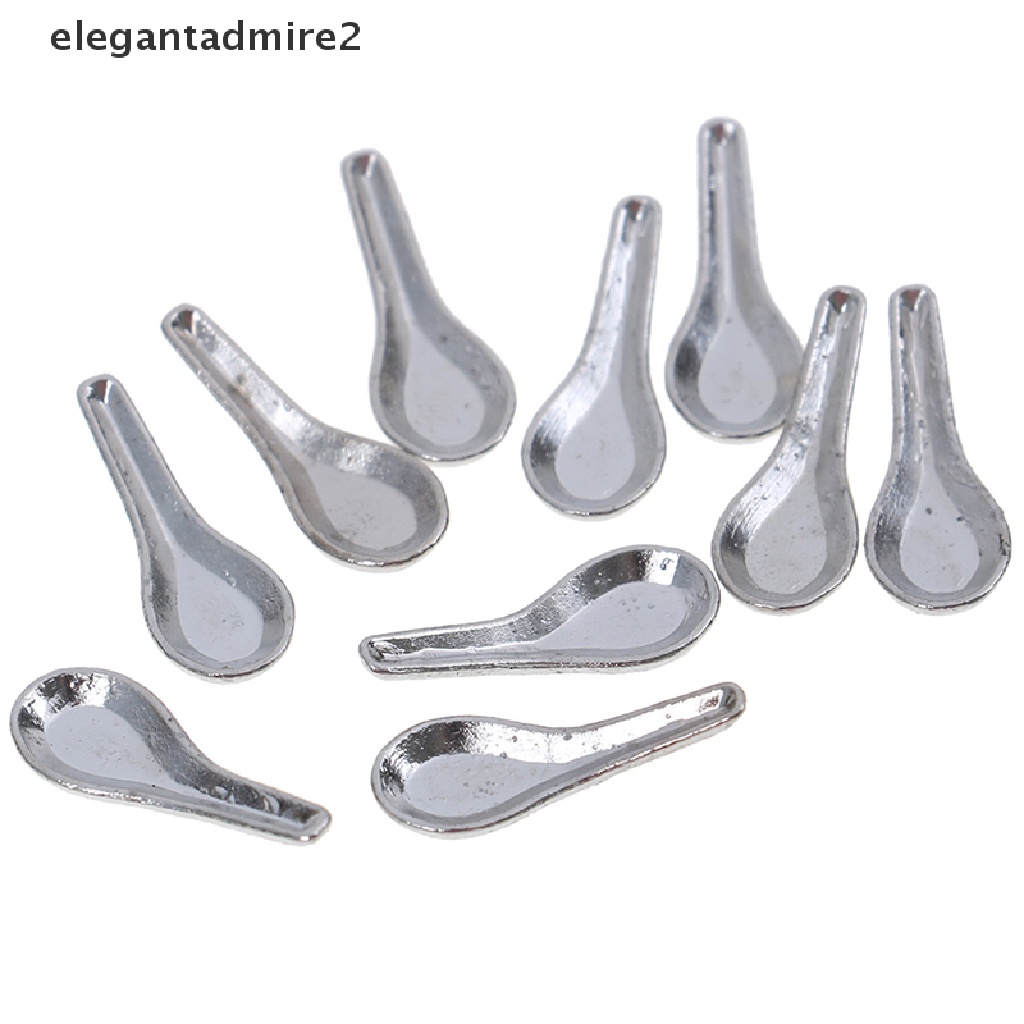 Bộ 10 Muỗng Súp Đồ Chơi Búp Bê Cỡ 1 / 12