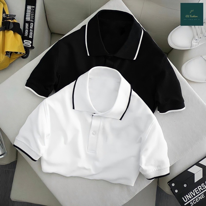 [ SIÊU RẺ ] Áo polo Unisex nam nữ chất liệu Cotton, cổ bẻ, thấm hút mồ hôi | BigBuy360 - bigbuy360.vn