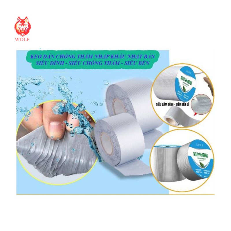 Băng Keo Chống Thấm Waterproof keo siêu dính, chịu bền, chịu nhiệt tốt