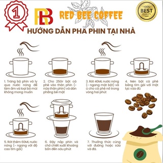 Cà phê Robusta honey nguyên chất rang mộc 100%