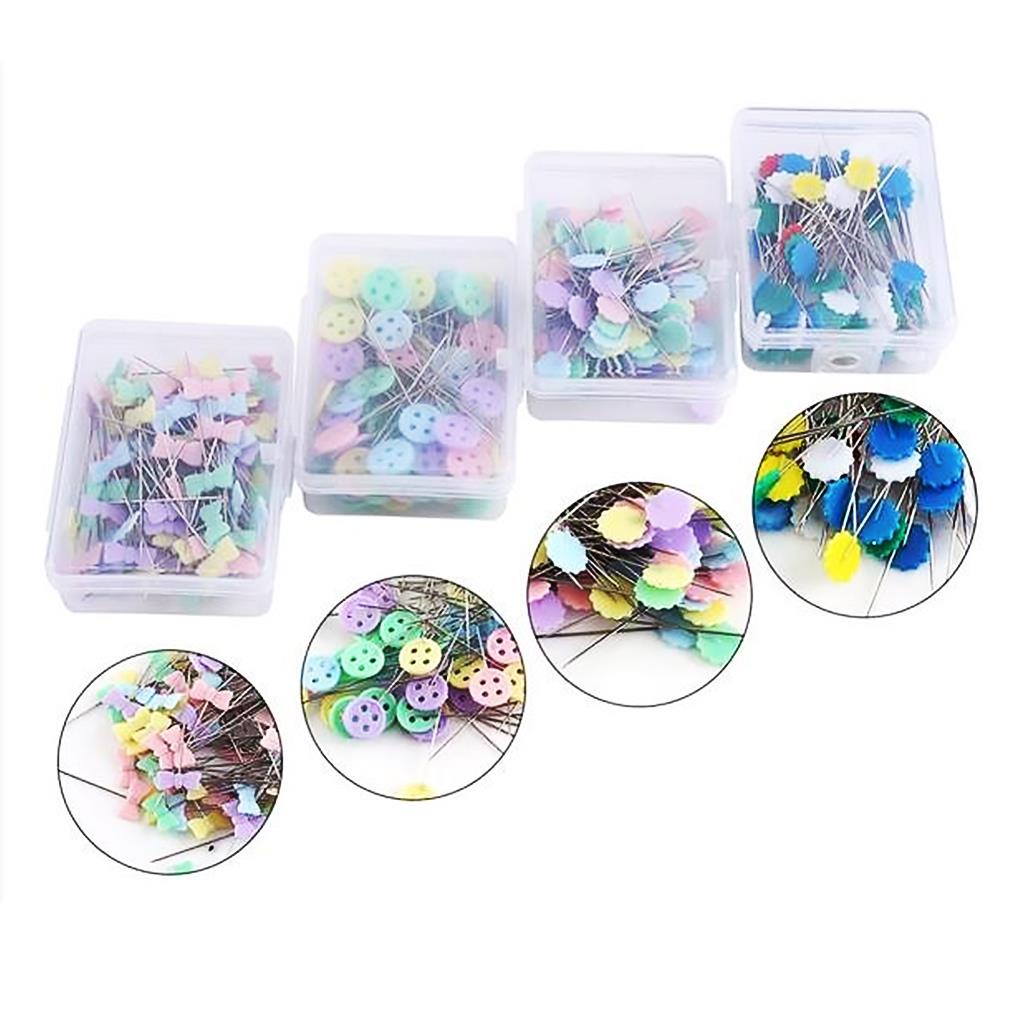 Set 100 Kim Nhựa Nhiều Màu Sắc Dùng Cho May Vá DIY