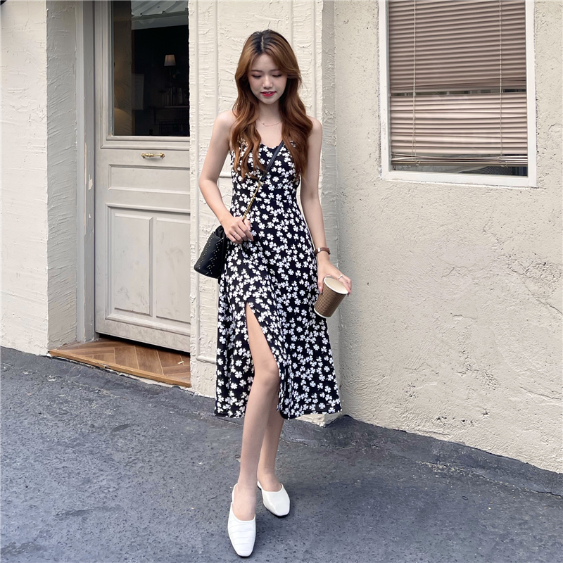đầm ulzzang Hoa Hai Dây Thời Trang Nữ Tính | BigBuy360 - bigbuy360.vn