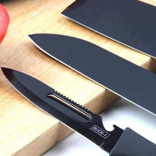 BỘ DAO LÀM BẾP 5 MÓN BUCK BLACK [Siêu khuyến mại]