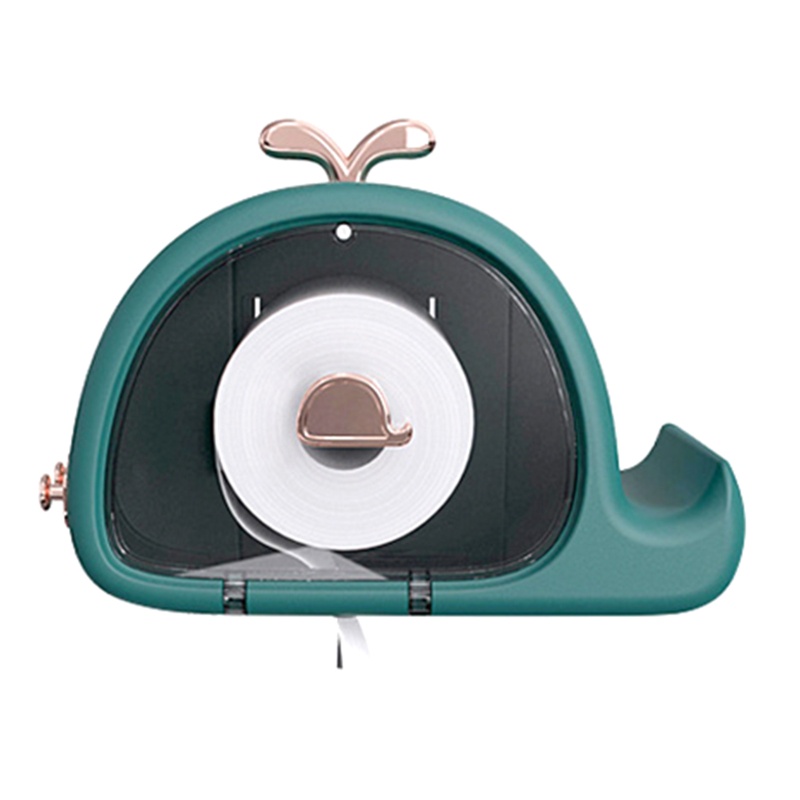 QQ Giá Đỡ Cuộn Giấy Vệ Sinh Đa Năng Xoay 360 Độ Tiện Lợi Dành Cho Nhà Tắm° Hộp Đựng Khăn Giấy Gắn Tường Chống Thấm Nước Tiện Dụng