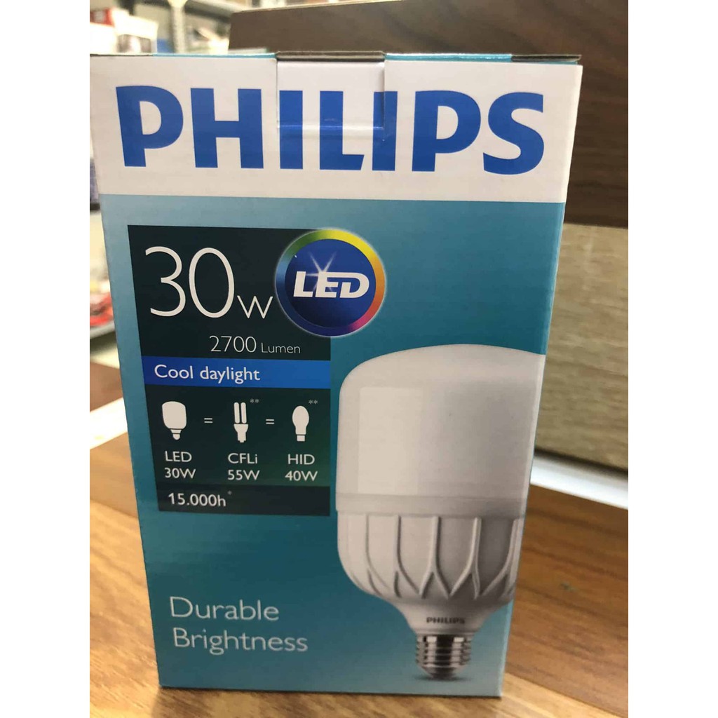 Đèn led Bulb Trụ Tfore Core 30W E27 trắng, vàng Philips