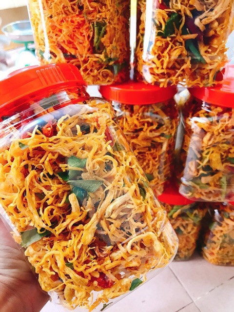 1KG KHÔ GÀ LÁ CHANH siêu ngon | BigBuy360 - bigbuy360.vn