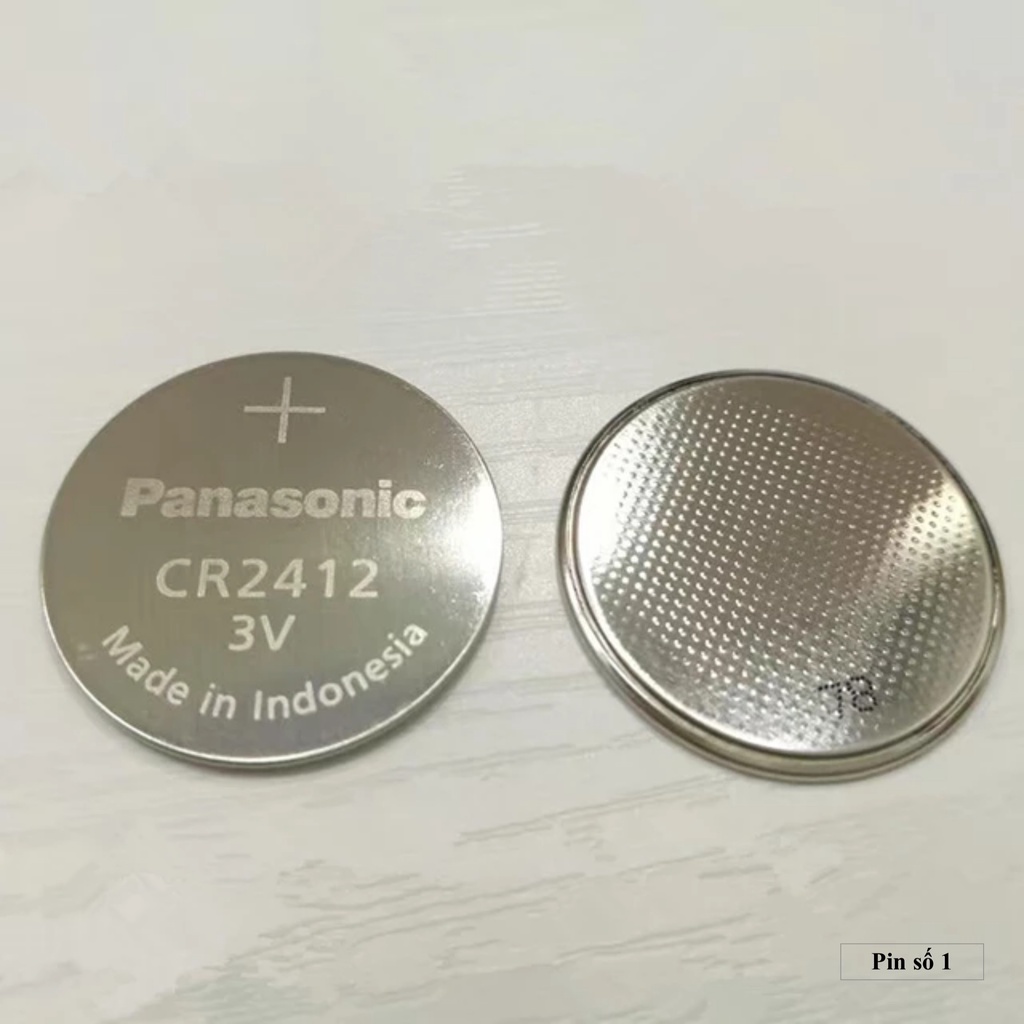 Pin 3V Lithium CR2412 Panasonic vỉ 1 viên