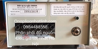 Biến áp tự ngẫu 3000va Lioa