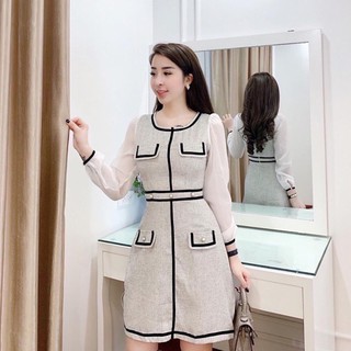 Váy thiết kế cao cấp 2 màu như hình