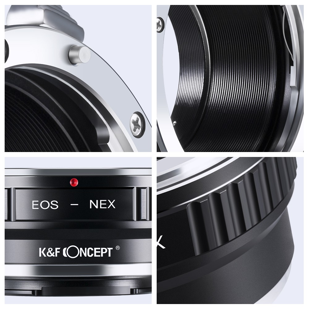 Ngàm Chuyển Đổi Ống Kính Canon EOS EF EFS Sang Sony E NEX Camera NEX-C3 NEX-F3