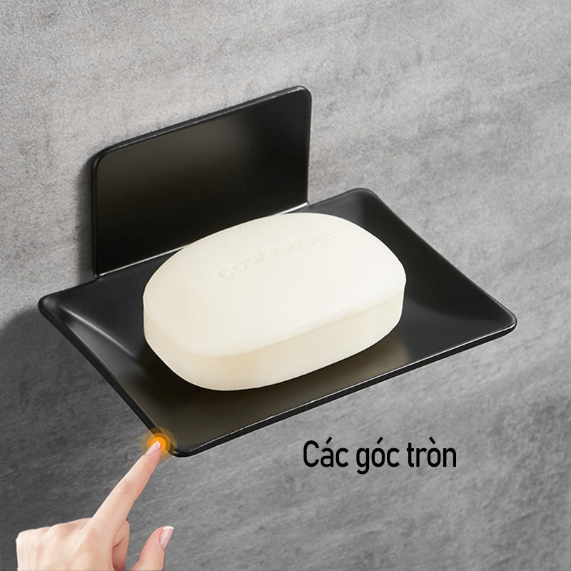 Giá đỡ MEIDOO chất liệu nhôm dán keo 3M đựng xà phòng tiện dụng