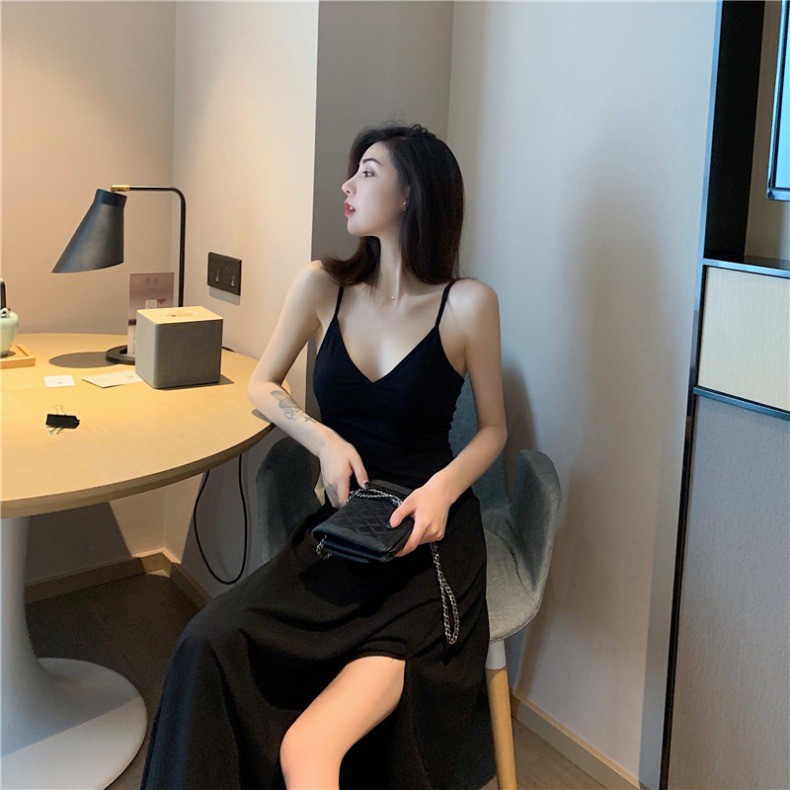 [Mã WAMT1505 giảm 10K đơn 0K] Váy Nữ, Váy Maxi Xẻ Tà, Váy Hai Dây, Đầm Maxi Thun Dài Gợi Cảm SIXTEEN. | BigBuy360 - bigbuy360.vn