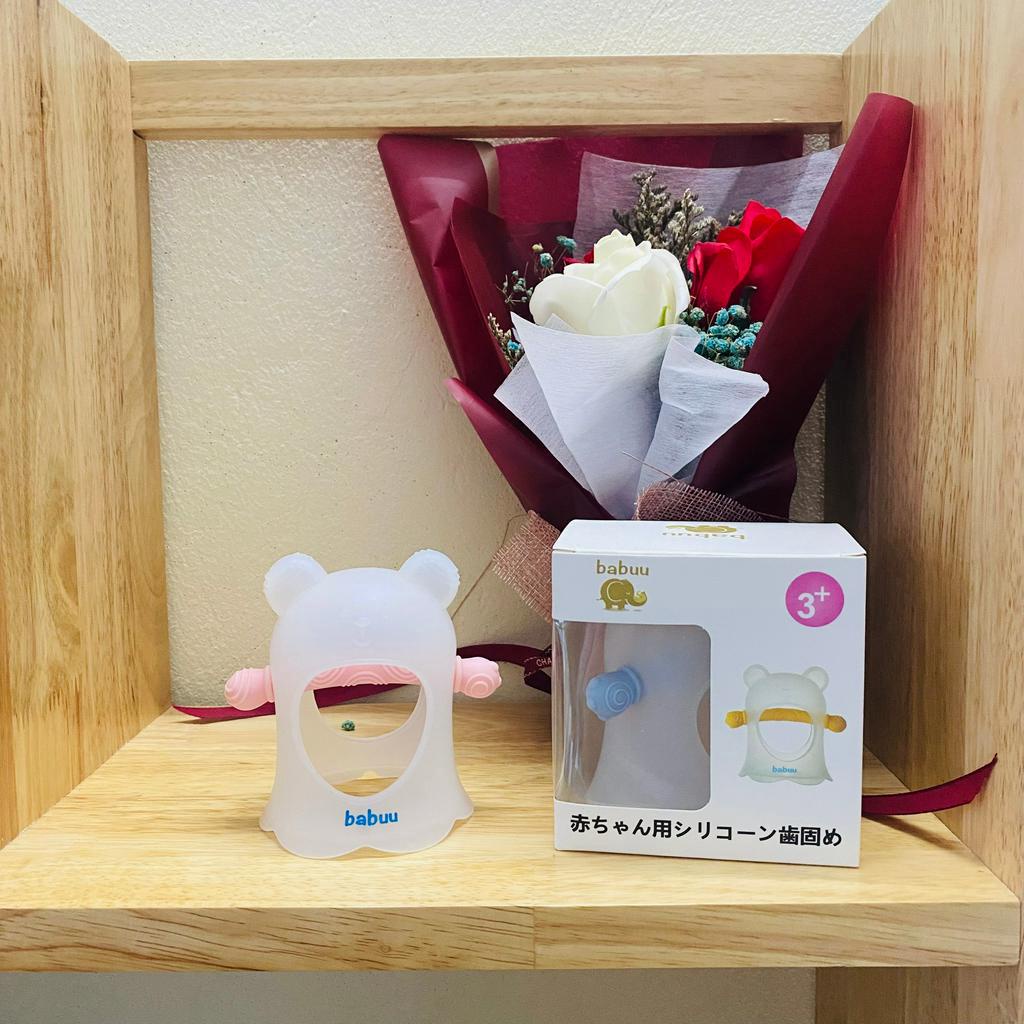 Bao tay Gặm Nướu Babuu hình gấu cho bé
