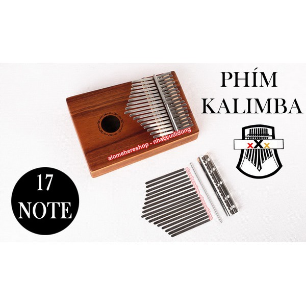 Bộ 17 phím cho đàn Kalimba 17 Note DIY