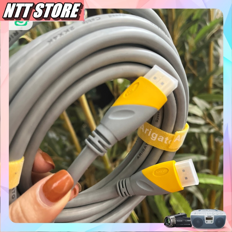 Dây HDMI Arigato 4k, Dây cáp tín hiệu HDMI lõi đồng HDTV 4k*2k  - Dây HDMI To HDMI Chuẩn 2.0 Hàng Chính Hãng