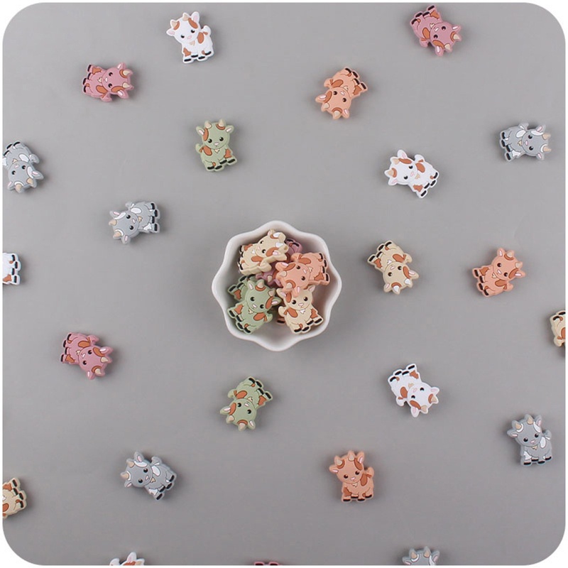 Đồ Chơi Ngậm Nướu Hình Động Vật Bằng Silicone DIY