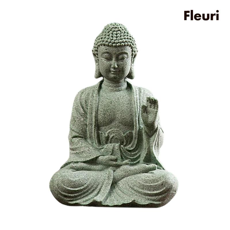 Tượng Phật Bằng Đá Cát Dùng Trang Trí Nhà Cửa