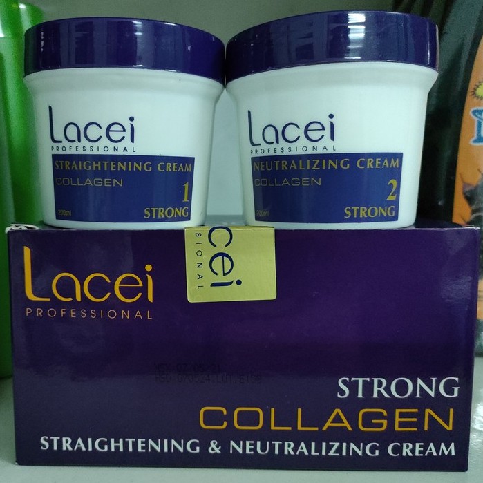 Kem duỗi phủ bóng Lacei tím ( 200ml x 2)