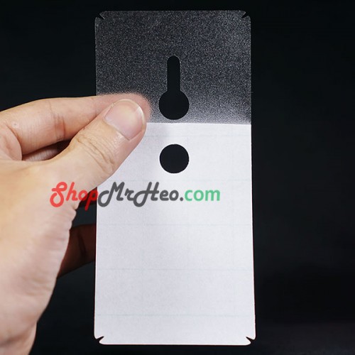 Skin Dán Mặt Sau Lưng Vân 3D Sony Xperia XZ2 - XZ2 Premium - XZ 2 Compact - Carbon, Hình hộp, Vân Nhám, Vân Da