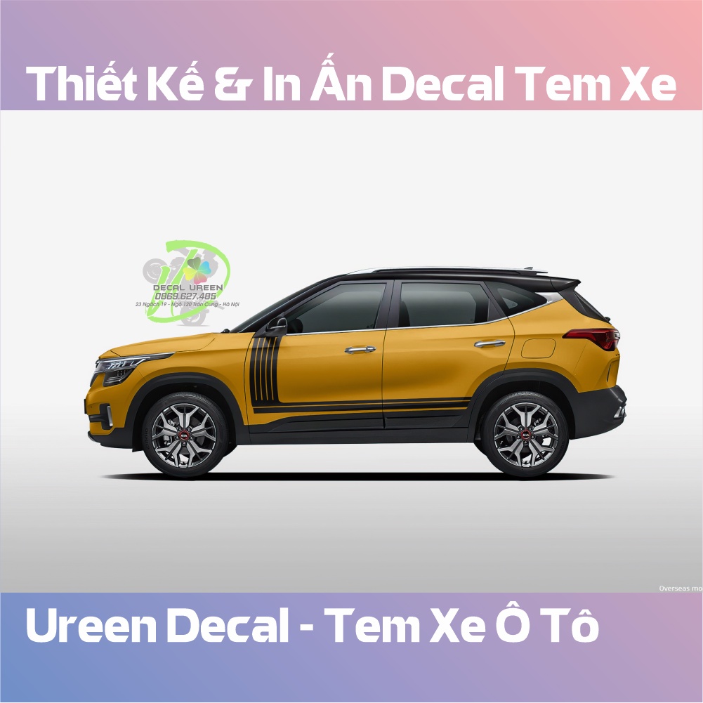 Decal Tem Xe SELTOS Mẫu 011