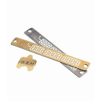 Bảng gắn số điện thoại trên xe ô tô