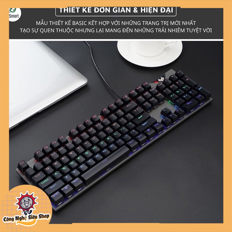 Bàn Phím Cơ Gaming K1 RED Switch 20 Chế Độ LED Màu Cực Đẹp Chơi Mọi Tựa Game Trên Máy Tính Laptop PC