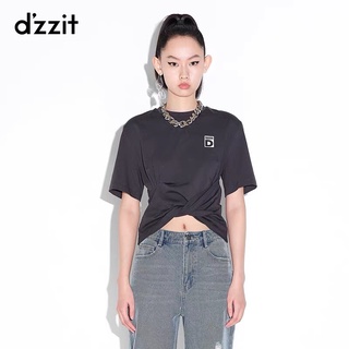 Áo thun xoắn eo Dzzit