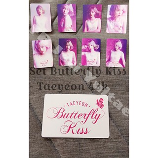 Set Card Butterfly Kiss - Taeyeon