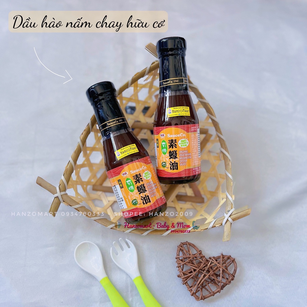 Dầu hào hữu cơ Sauceco 155ml cho bé ăn dặm