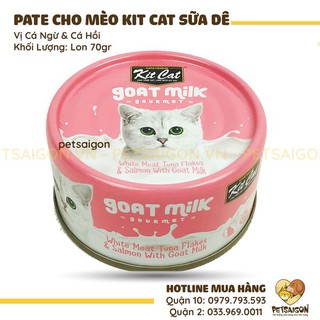 Pate Kitcat Goat Milk Cho Mèo