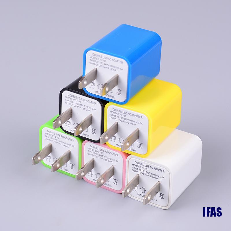 Củ sạc 2 cổng usb cho điện thoại thông minh