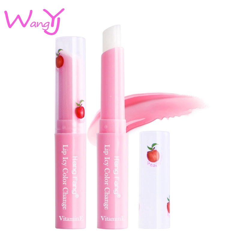 [Hàng mới về] Son dưỡng môi đổi màu hương đào lâu trôi không dính không phai | BigBuy360 - bigbuy360.vn