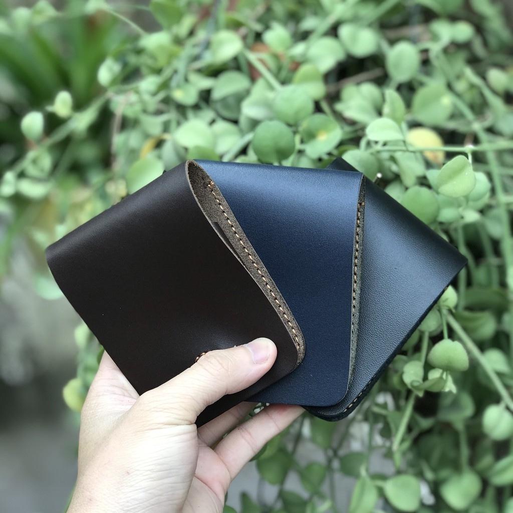 Ví Nam Mini Ví Sen 3 Da Bò Thật Nhập Khẩu Thời Trang Cao Cấp BB00 - BH 12 Tháng
