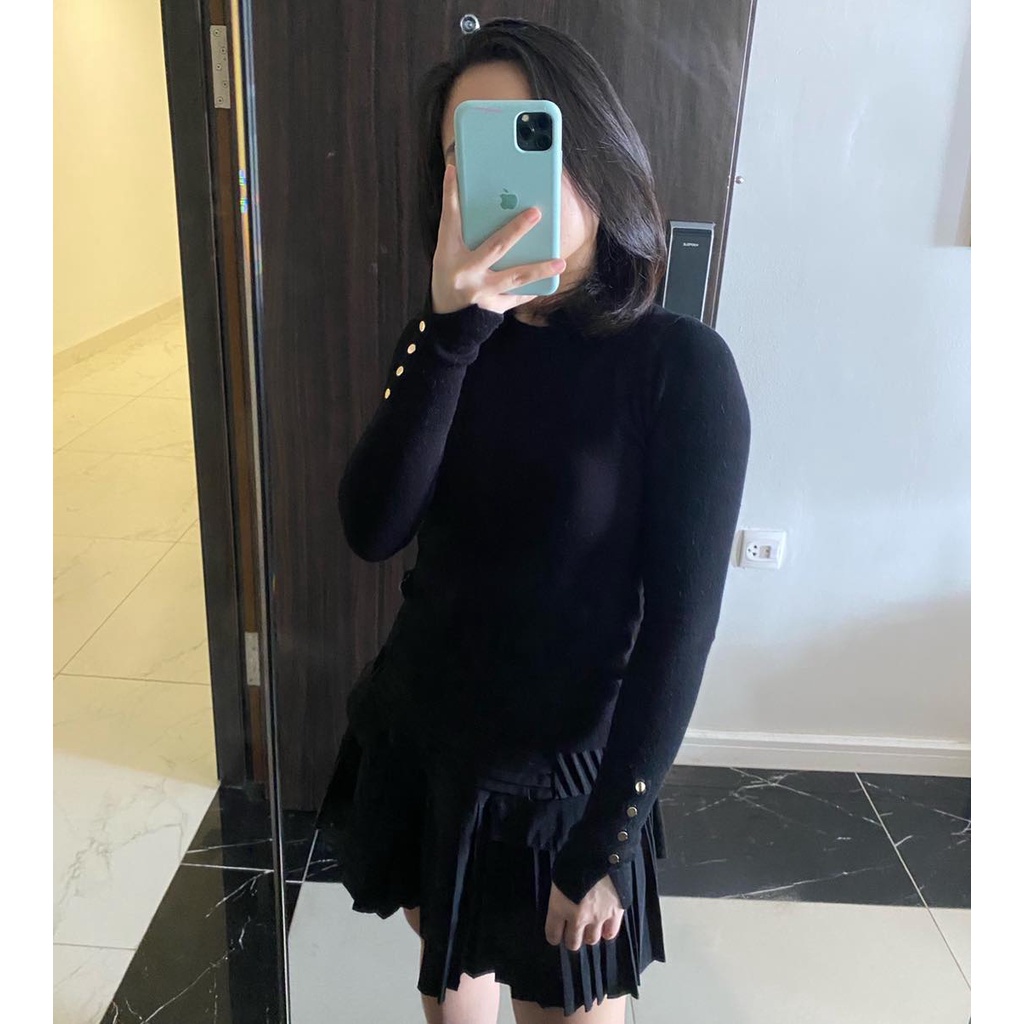 Áo len dài tay nhiều cúc | BigBuy360 - bigbuy360.vn