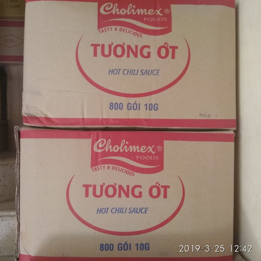 Tương ớt Cholimex gói nhỏ 10g - Bịch 50 gói