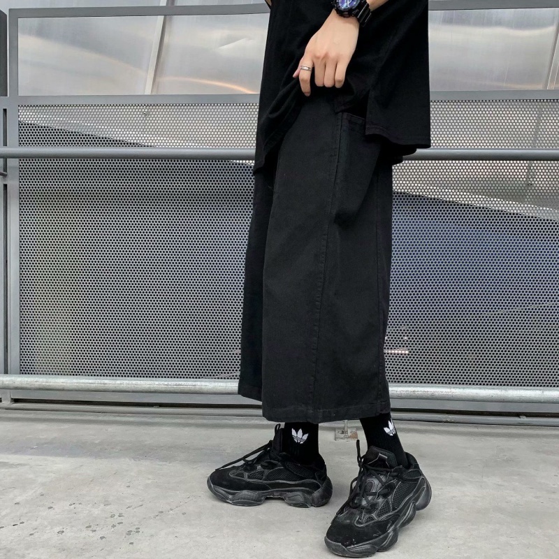 Quần Lửng Ống Rộng Phong Cách Nhật Bản Dành Cho Nam