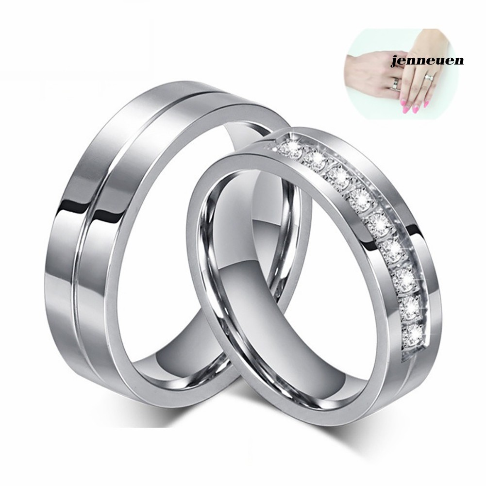 Nhẫn Đính Đá Thời Trang Dành Cho Các Cặp Đôi