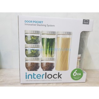 Bộ 6 hộp bảo quản inter lock  của Lock&Lock