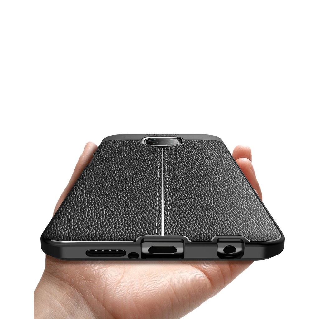 Ốp lưng xiaomi redmi note 9 pro da nhám hạn chế vân tay , chính hãng Auto