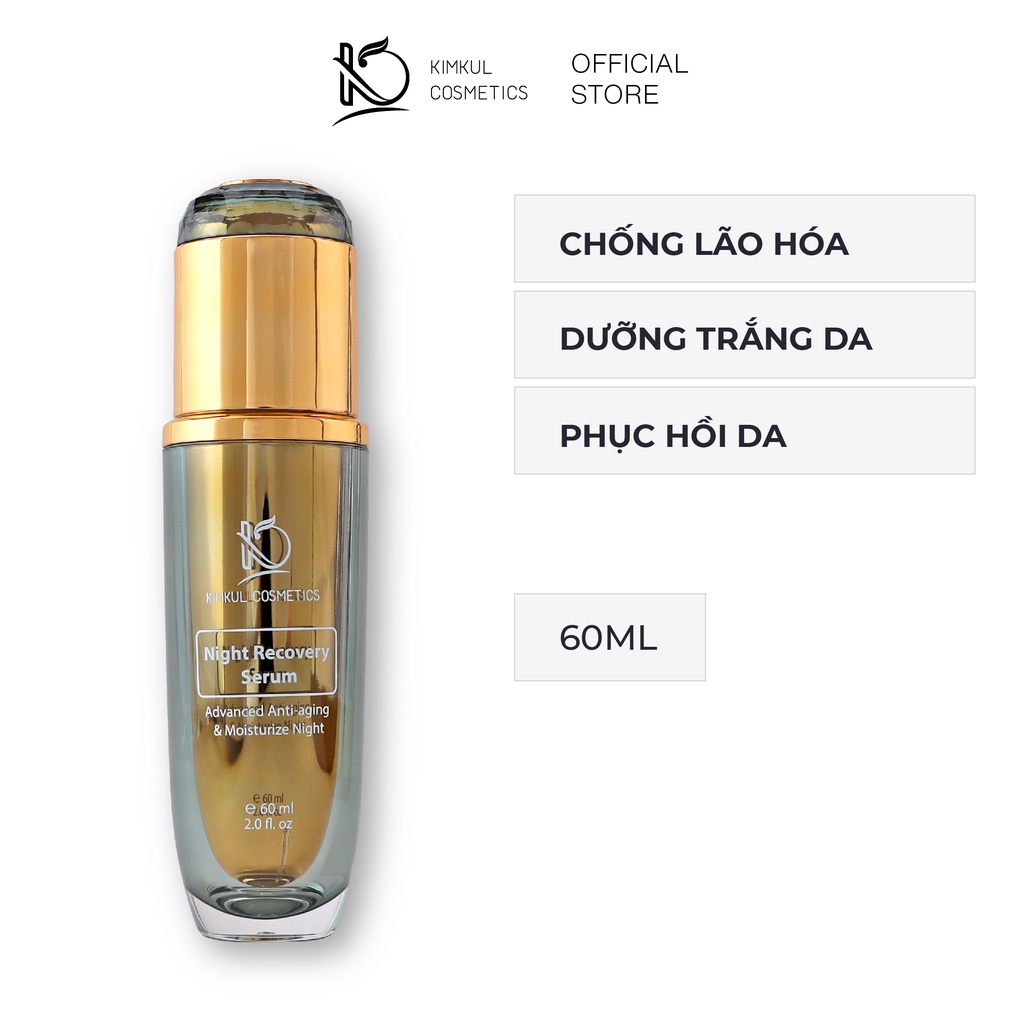 Serum dưỡng da đêm KimKul Night Recovery 60ML - dưỡng trắng da giữ ẩm chăm sóc da buổi tối