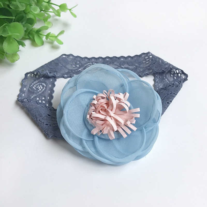 Băng đô ren hoa dễ thương cho bé gái