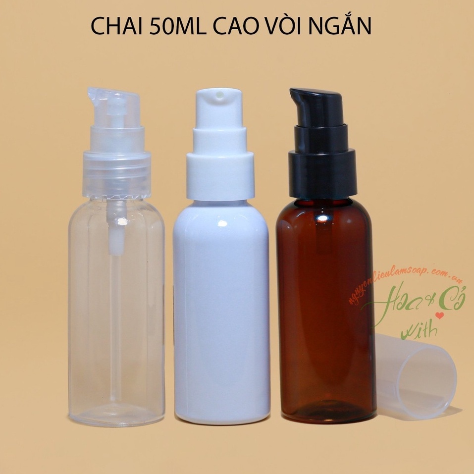 Chai Nhựa 50ml Phi 20