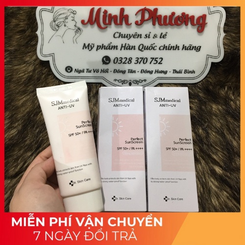 Kem chống nắng SJM Medical Anti UV Perfect SunScreen SPF50+PA++++ [Chính hãng] [Có sẵn] [Ảnh thật]