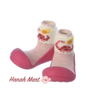 Giày tập đi attipas dinosaur a18d-fuchsia, hàn quốc