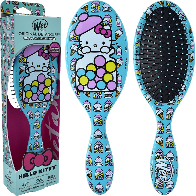 Lược gỡ rối Wet Brush Original Detangler Hello Kitty (có hộp đi kèm)